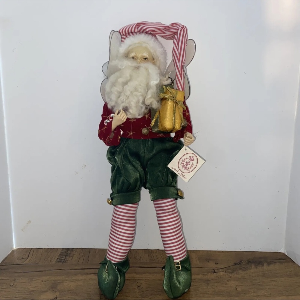 Mark Roberts Fairy Elf Striped Large 19" 2002 Christmas Gifts
